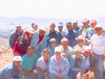 Group at Summit Of Harquahala Peak